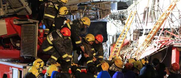 مصرع شخص وإصابة 11 إثر انهيار مخزن شمال شرق الصين