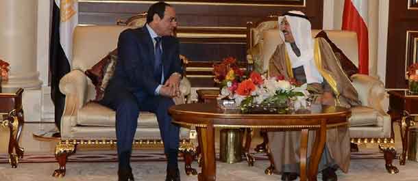أمير الكويت والرئيس المصري يبحثان تفعيل العلاقات الثنائية في مختلف المجالات