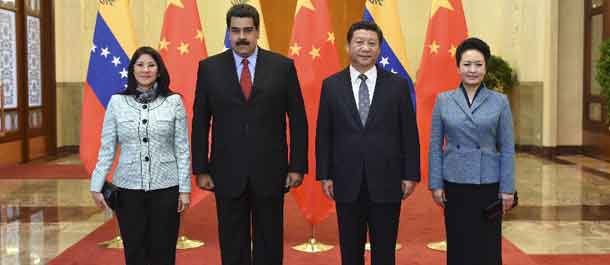 رئيسا الصين وفنزويلا يتعهدان بتعزيز التعاون في مجال التمويل