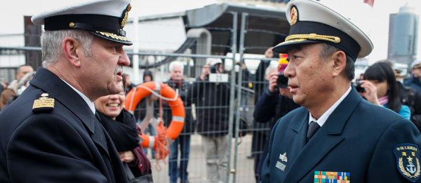 أسطول حراسة تابع للبحرية الصينية يزور ألمانيا