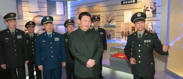 الرئيس الصيني يشدد على تقوية الوحدات على مستوى القاعدة فى بناء جيش أقوى