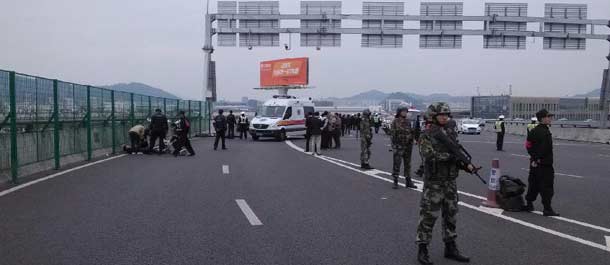 ارتفاع حصيلة وفيات حادث سيارة مطار شنتشن إلى 9 أشخاص