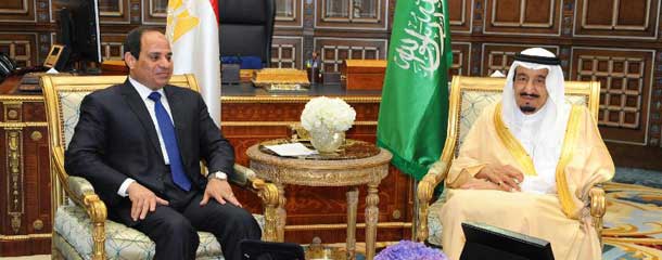 العاهل السعودي والرئيس المصري يبحثان "مستجدات الأوضاع في المنطقة والعالم" بالرياض