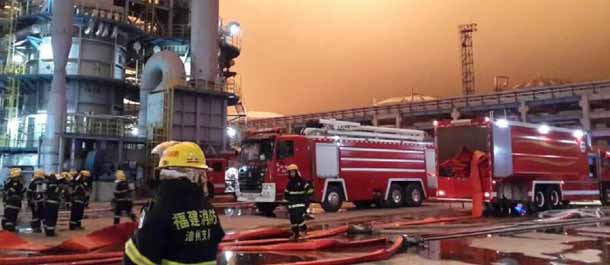 إصابة 3 أشخاص في انفجار مصنع للكيماويات شرق الصين