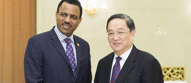 الصين واثيوبيا تتعهدان بإقامة علاقات اوثق
