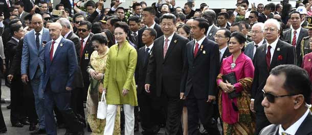 الرئيس الصيني ينضم إلى قادة آسيويين وأفارقة في مسيرة باندونغ التذكارية