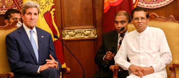 كيري: واشنطن تعتزم مساعدة سريلانكا في عملية الاصلاح