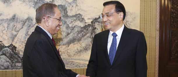 رئيس مجلس الدولة الصيني يدعو لتعزيز التعاون الصيني مع ماليزيا