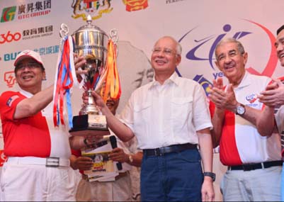 عقدت مسابقة "كأس تون رزاق" لجولف بين الصين وماليزيا في كوالالمبور