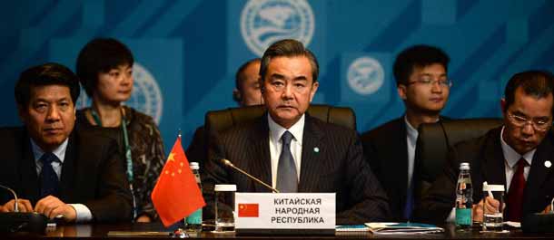 وزير الخارجية الصينى يحث على قيام منظمة شانغهاى للتعاون بدور أكبر فى الأمن الإقليمى