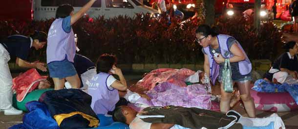 إصابة 228 شخص في حريق بتايوان