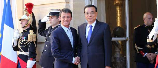 الصين وفرنسا تحددان أولوية شراكتهما في مجالات الصناعة والطاقة وأسواق الطرف الثالث