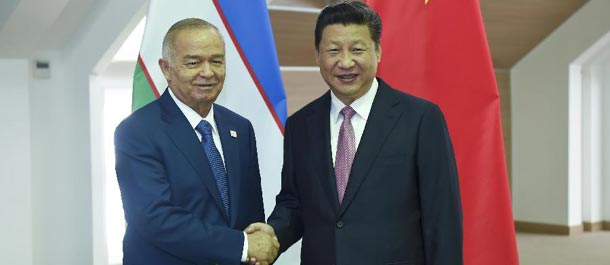 شي يتطلع لإقامة مجتمع مصير مشترك بين الصين واوزبكستان