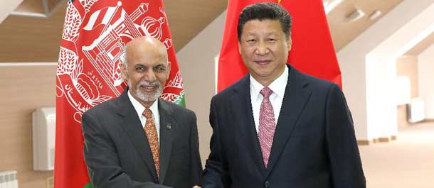 شى يتعهد بإقامة تعاون أمنى أوثق بين الصين وافغانستان