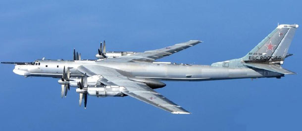 تحطم قاذفة قنابل استراتيجية من طراز تى يو -95 في روسيا