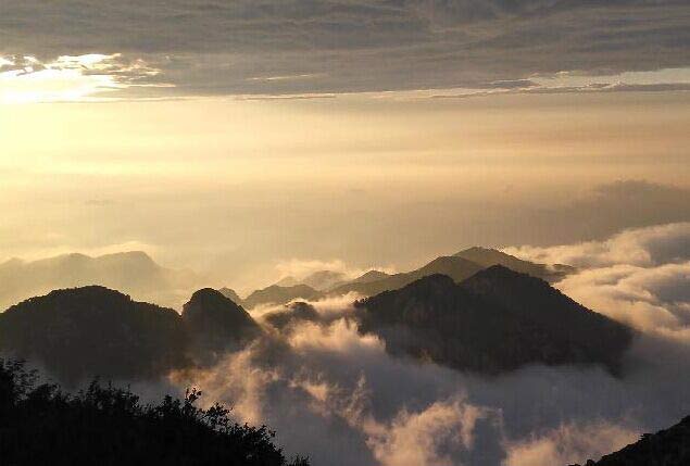 الصين الجميلة: جمال السحب في جبال تايشان