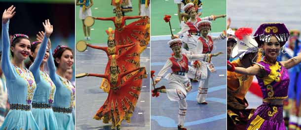 الدورة الـ10 للألعاب الرياضية التقليدية لاقليات القومية الصينية عُقدت في منغوليا الداخلية