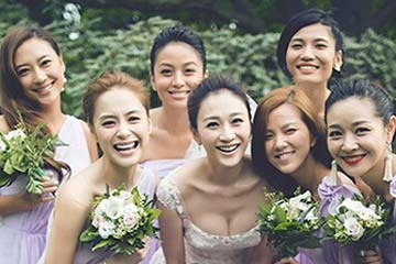 حفلة الزفاف للممثلة الصينية لي شياو ران في بلجيكا