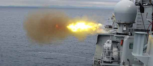 بداية مرحلة القتال الفعلي للمناورات البحرية الصينية الروسية في بحر اليابان