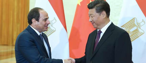 الرئيس الصيني يلتقي نظيره المصري في بكين