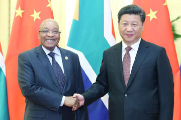 الرئيس الصيني ونظيره الجنوب أفريقي يتعهدان بضمان نجاح القمة الصينية-الأفريقية