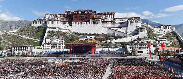الصين تحتفل بالذكرى الـ50 السنوية لإقامة منطقة التبت