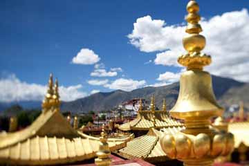 التصوير بالميل لمناظر التبت