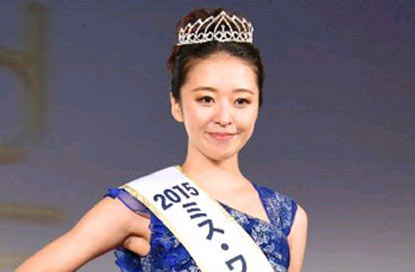 طالبة جامعية 22 عاما تشترك مسابقة "سيدة العالم" كممثلة يابانية