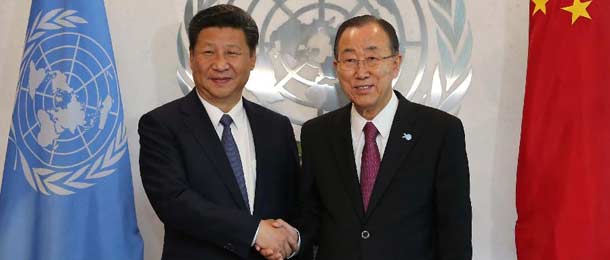 شي يؤكد دعم سلطة الأمم المتحدة ويحث على المزيد من التعاون