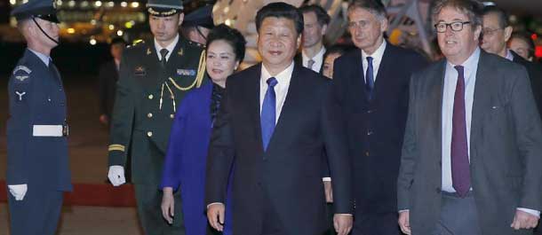 الرئيس الصيني يصل إلى بريطانيا في زيارة دولة