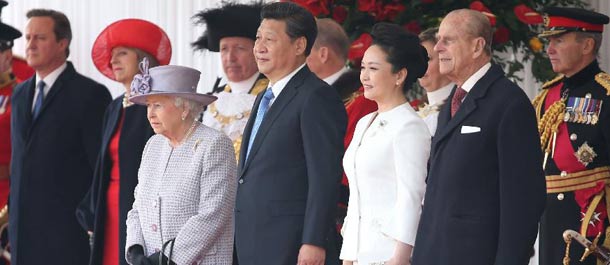 بريطانيا تنظم استقبالا ملكيا للترحيب بالرئيس الصينى بمناسبة زيارة الدولة الهامة التى يقوم بها للمملكة المتحدة