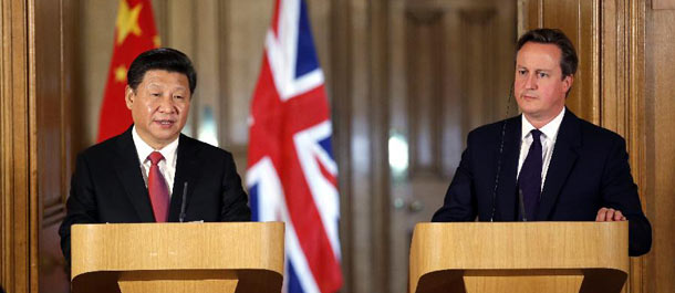 الصين وبريطانيا ترفعان الشراكة إلى مستوى " عالمي"