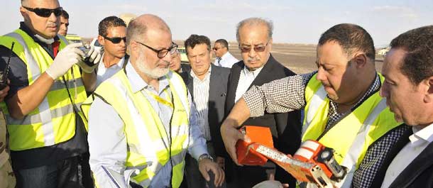 رئيس وزراء مصر: انتشال الصندوق الأسود للطائرة الروسية التي سقطت في سيناء