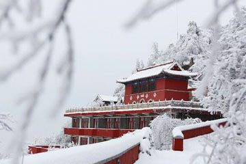 المناظر الرائعة في تيانجين بعد الثلوج