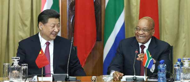 الرئيس الصيني ونظيره في جنوب إفريقيا يتعهدان بتعزيز الشراكة