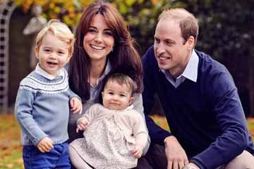 صور الأمير ويليام وعائلته السعيدة