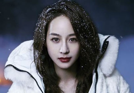 البوم الصور للممثلة الصينية تشانغ جيون نينغ في الثلوج