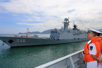سفن بحرية صينية تقوم بأول زيارة لتيمور الشرقية