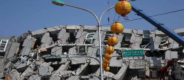 ارتقاع حصيلة ضحايا زلزال تايوان إلى 23 شخصا