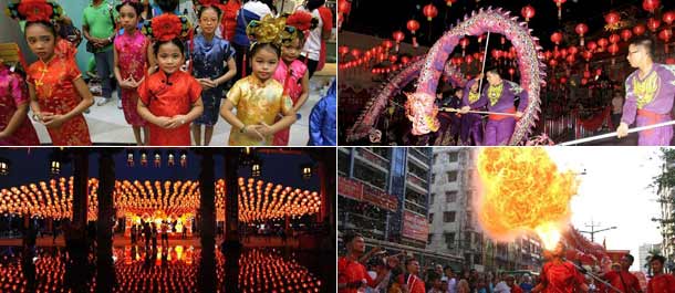 بالصور..الاحتفالات بعيد الربيع الصيني عبر العالم