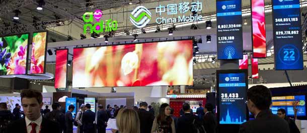 المؤسسات الصينية تجذب أنظار الناس في المؤتمر العالمي للموبايل