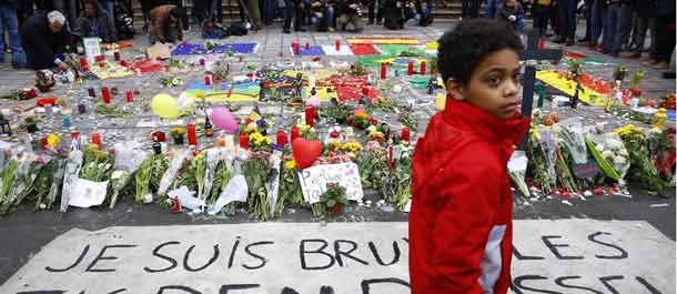حداد الشعب البلجيكي على الضحايا في انفجارات بروكسل