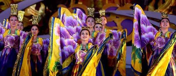 افتتاح مهرجان ثقافة زهور الفاوانيا في لويانغ