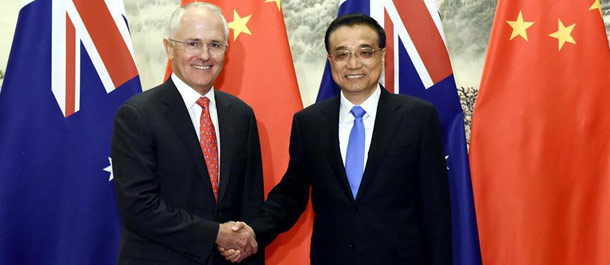 رئيس مجلس الدولة الصيني "واثق" من افاق العلاقات مع استراليا