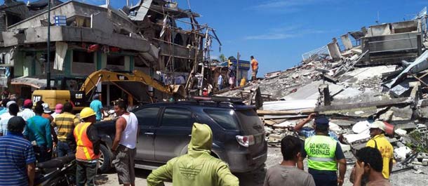 ارتفاع  عدد ضحايا زلزال الإكوادور إلى 246 شخصا وإصابة 2527 آخرين