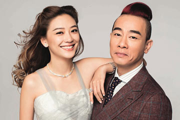 مجموعة من صور الممثل الصيني تشين شياو تشون وزوجته ينغ تساي ار