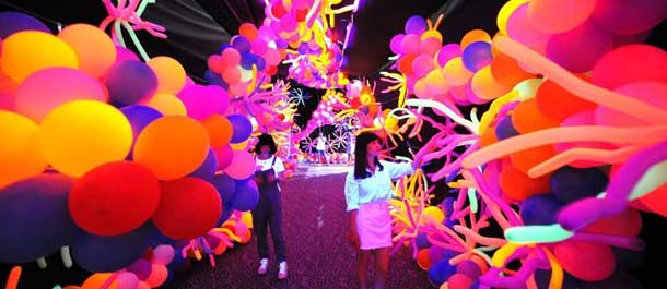 افتتاح أكبر متحف بالونات بأربعة أبعاد بآسيا في الصين