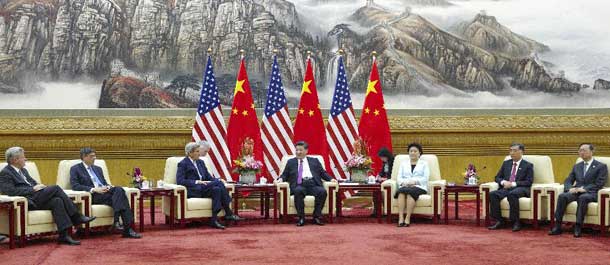 شى يتعهد بتعزيز العلاقات وتوسيع التعاون بين الصين والولايات المتحدة