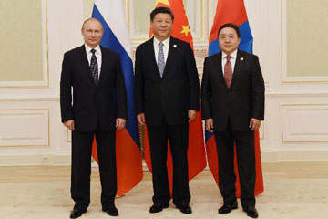 تقرير اخباري: موافقة الصين وروسيا ومنغوليا على خطة تنمية لبناء ممر اقتصادي