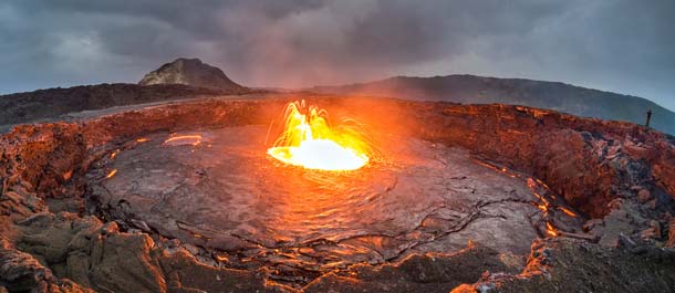 بركان إرتا أليه ينفجر في أثيوبيا